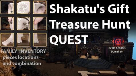 [Game Play] [Quest] Shakatu's Gift 9 Pieces Location .
